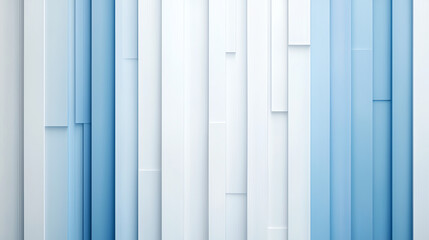 Poster - Abstract blue and white vertical lines create modern, textured background. design features varying shades of blue and white, evoking sense of calm and tranquility