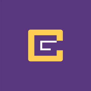 GC logo letter design on luxury background. CG logo monogram initials letter concept. GC icon logo design. CG elegant and Professional letter icon design