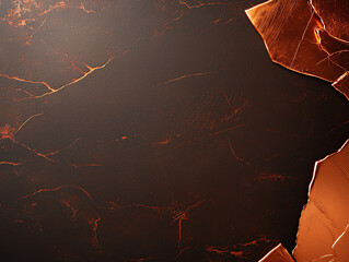 Poster - Textured dark background with copper accents and gradient effect, creating elegant and sophisticated appearance. Ideal for design projects or backgrounds
