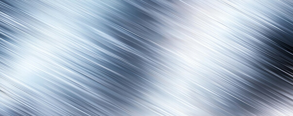 Poster - Sleek brushed stainless steel texture with polished aluminum finish, creating modern and dynamic look. Ideal for backgrounds and design projects
