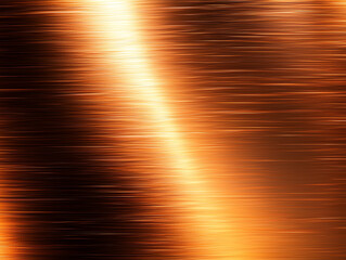 Poster - Brushed antique copper texture with polished red brown tones, creating warm and inviting atmosphere. smooth surface reflects light beautifully, enhancing its aesthetic appeal