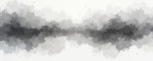 Poster - Abstract watercolor grey tones background. Marble seamless texture pattern for banner template, simple illustration. Light silver colors. Artistic minimal design. High resolution photo for web, print.