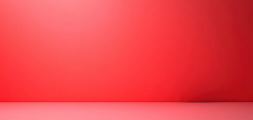 Poster - Vibrant red background with subtle gradients for creative and artistic applications.