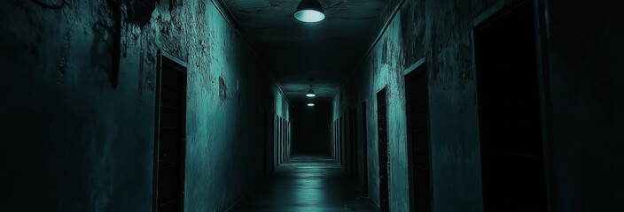 Wall Mural - dangerous prisoners, asylum, cinematic, dramatic lighting