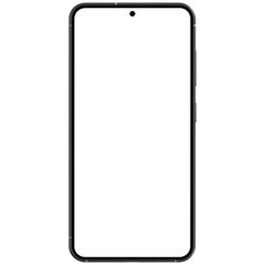Wall Mural - photo of smartphone similar to android device without background and screen. frame only. black color
