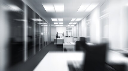 Poster - Modern Office Interior With Minimalist Design and Open Workspaces During Daylight Hours Enhancing Productivity and Collaboration