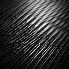 Aufkleber - Abstract Monochrome Texture: A Deep Dive into Interwoven Fibers and Subtle Light Play