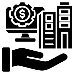 Aufkleber - Asset Management Icon