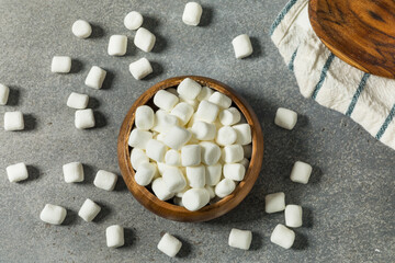 Poster - Soft Puffy White Mini Marshmallows