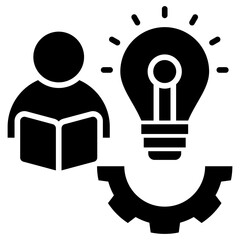 Aufkleber - Learning Icon