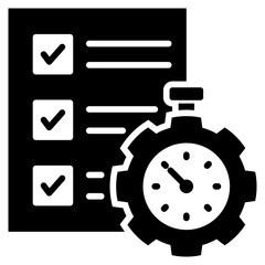 Poster - Time Management Icon