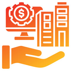 Aufkleber - Asset Management Icon