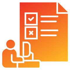 Poster - Skill Test Icon