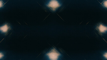 Fototapete - Abstract geometric pattern with symmetrical light effects in dark tones