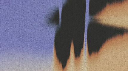 Poster - Abstract digital art with blurred light and shadow patterns on a gradient background