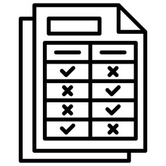 Poster - Rubric Icon