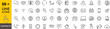 © Mahadi470 - Contact icons. Web icons, home, call, email, address, location, globe, question mark, telephone, website, icon . Communication contact information icon. editable stroke