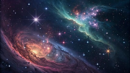 Wall Mural - Monochrome depiction of spiral galaxies in space, emphasizing the forms and structures of these massive cosmic islands. Effective for minimalist designs or black and white space themes
