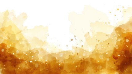 Poster - Abstract Gold Watercolor Background