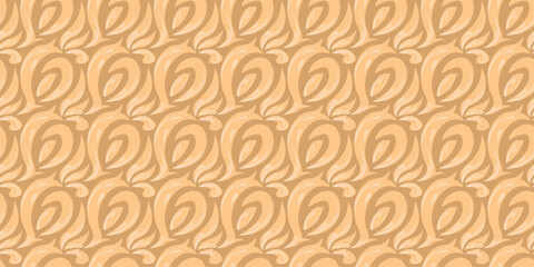 Wall Mural - beige background with abstract shapes. geometric seamless pattern for printing on fabric and paper. 