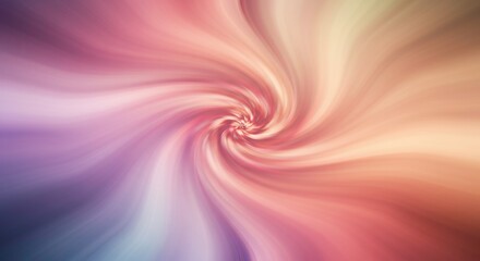 Poster - swirling symphony: a mesmerizing spiral of blended hues, an abstract explosion of color creates a dy