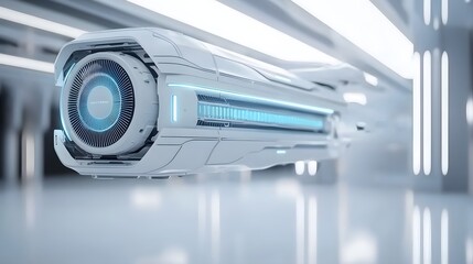Aufkleber - A sleek and innovative futuristic electric car design featuring an advanced air purification system for cleaner more sustainable transportation in urban environments