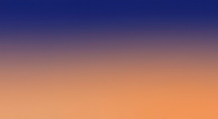 Aufkleber - Gradient of Colors: Captivating shades of blue to orange transition seamlessly in a gradient effect, creating a visually striking and versatile backdrop.