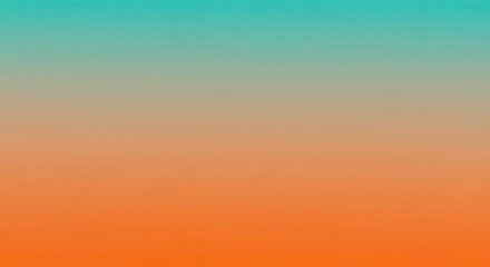 Poster - seamless gradient background: a smooth gradient transitioning from shades of teal, beige, and orange