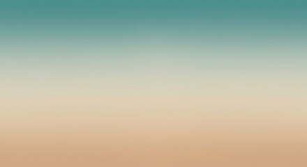 Poster - gradient horizon: an artistic gradient transitions seamlessly, blending sky blue into soft sand hues