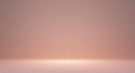 Poster - soft peach backdrop: this image presents a gradient backdrop, the soft peach hues creating a serene 