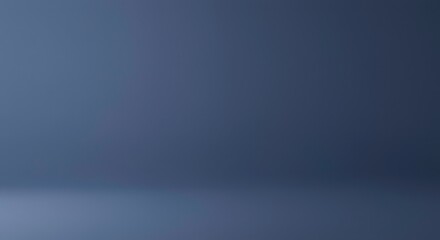 Poster - Simple Dark Blue Studio Background: A clean, minimalist, and dark blue studio background providing an elegant backdrop for product presentations, advertising, or creative projects.