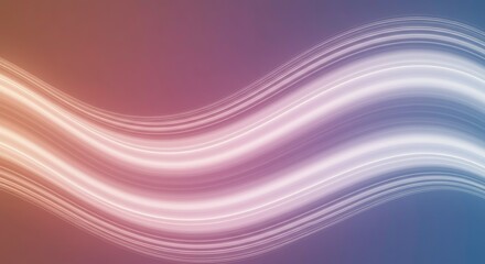 Aufkleber - Abstract Swirl of Light: A mesmerizing visual symphony of luminous curves dances across a gradient background, an ethereal and dynamic composition that is an ideal design resource.