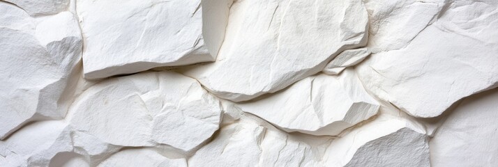 Poster - A white wall with a stone texture