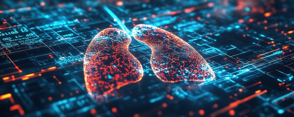 Poster - Exploring advanced medical imaging lungs in digital technology healthcare 3d visualization virtual environment