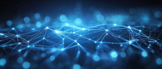 Poster - Abstract Network Connection: Digital Connectivity and Global Networking