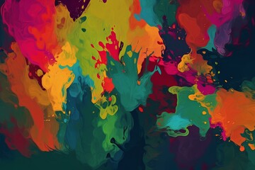 Wall Mural - abstract watercolor background