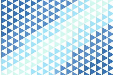 blue mint triangular geometric pattern with seamless abstract symmetry. modern polygonal concept