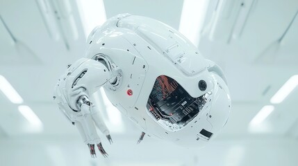 Poster - AI Trustworthiness Dashboard, evaluates and scores AI models for reliability, featuring a futuristic design with a minimalist background and a clean, simple setting.