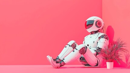 Poster - Ethical AI Companion, a sleek assistant for researchers to assess ethical implications of AI projects, featuring a minimalist design and ample free space for focused work