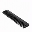 © juanpost - Black comb isolated on white background. Top view. Flat lay front view