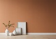 © mThin - Modern Minimalist Room Decor with Terracotta Wall