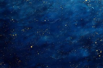 Wall Mural - A Captivating Watercolor Painting of a Celestial Night Sky with Stars