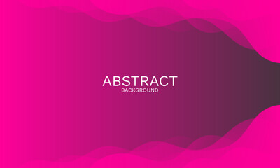 Poster - Fluid Gradient Abstract, Magenta Harmony with Subtle Transitions