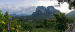 beautiful landscape in southern thailand 