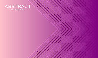 Poster - Minimalist gradient background with geometric line patterns in magenta color