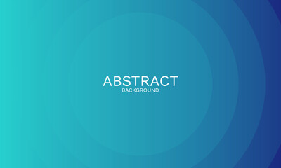 Poster - Gradient Teal Rings Background with soft transitions for modern design