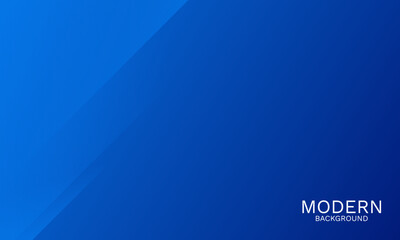 Poster - blue abstract background with lines