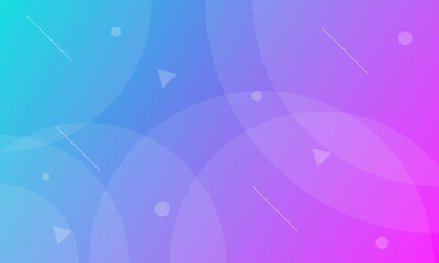 Aufkleber - Blue and Pink Gradient Background