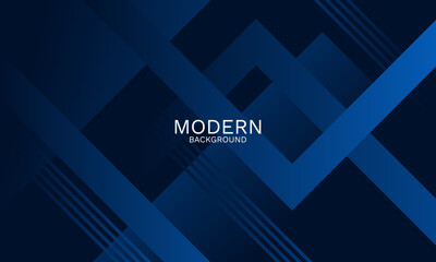 Poster - blue abstract background with lines