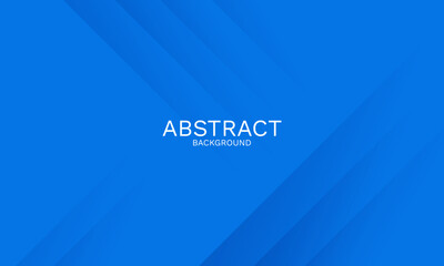 Poster - blue abstract background with lines